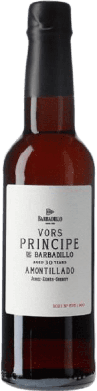 81,95 € 送料無料 | 強化ワイン Barbadillo Amontillado Príncipe VORS D.O. Jerez-Xérès-Sherry ハーフボトル 37 cl