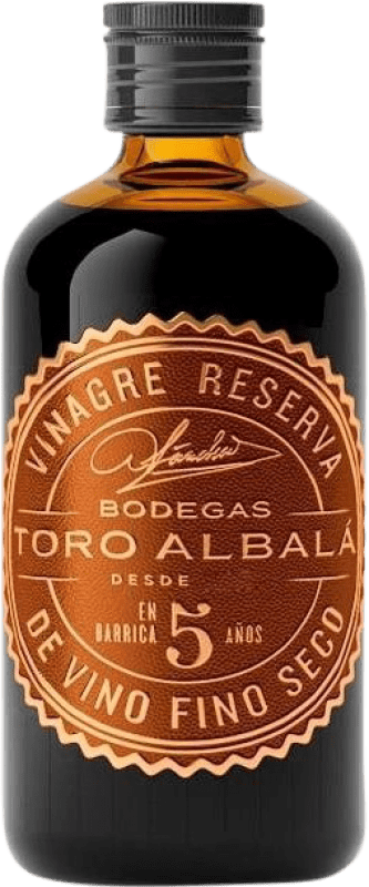 10,95 € Envio grátis | Vinagre Toro Albalá Seco D.O. Montilla-Moriles 5 Anos Garrafinha 25 cl