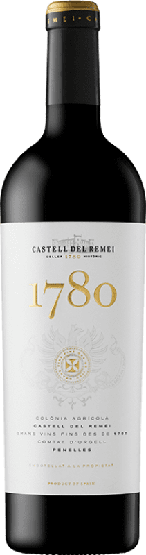 29,95 € | Красное вино Castell del Remei 1780 Collita D.O. Costers del Segre Каталония Испания Tempranillo, Merlot, Grenache, Cabernet Sauvignon 75 cl