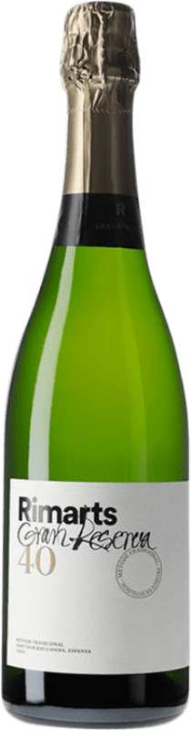 Free Shipping | White Sparkling Wine Rimarts 40 Brut Nature D.O. Cava Catalonia Spain 75 cl