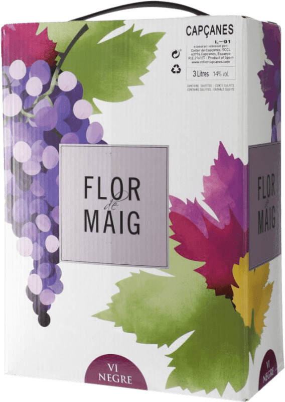 19,95 € Envio grátis | Vinho Tinto Celler de Capçanes D.O. Montsant Bag in Box 3 L