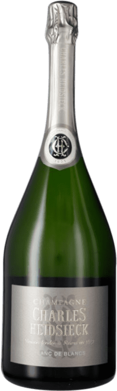 219,95 € Бесплатная доставка | Белое игристое Charles Heidsieck Blanc de Blancs A.O.C. Champagne бутылка Магнум 1,5 L