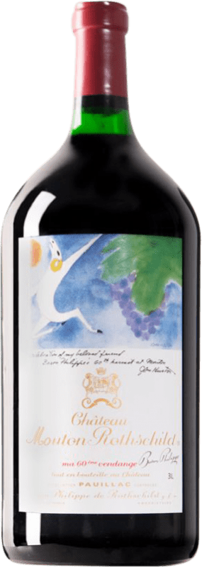 25 839,95 € Kostenloser Versand | Rotwein Château Mouton-Rothschild 1982 Jeroboam-Doppelmagnum Flasche 3 L