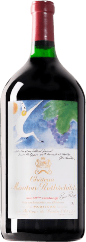 25 696,95 € | Vinho tinto Château Mouton-Rothschild 1982 Bordeaux França Garrafa Jéroboam-Duplo Magnum 3 L