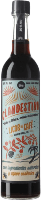 Envio grátis | Licores Clandestina México Garrafa Medium 50 cl Café, Mezcal Envio grátis | Licores Clandestina México Garrafa Medium 50 cl Café, Mezcal
