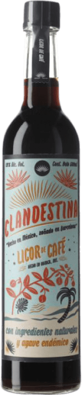 Free Shipping | Spirits Clandestina Café-Mezcal Mexico Medium Bottle 50 cl