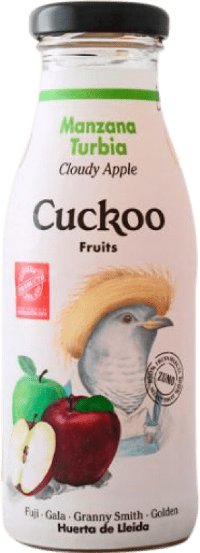 免费送货 | 盒装24个 饮料和搅拌机 Cuckoo Manzana Turbia 西班牙 小瓶 25 cl