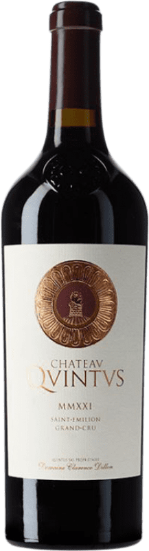 Free Shipping | Red wine Clarence Dillon Château Quintus Bordeaux France 75 cl