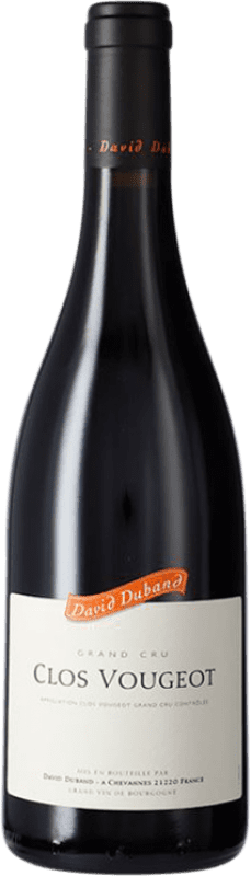 Free Shipping | Red wine David Duband Clos Vougeot Grand Cru Burgundy France Pinot Black 75 cl