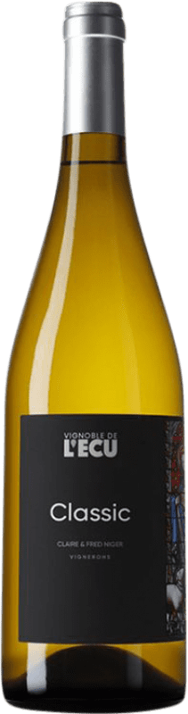 16,95 € | Vinho Branco Domaine de l'Écu Clássico, Cuvée A.O.C. Muscadet-Sèvre et Maine Loire França Melon de Bourgogne 75 cl