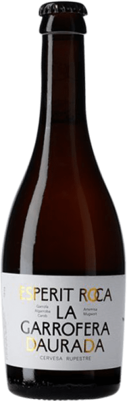 9,95 € Бесплатная доставка | Пиво Esperit Roca Cervesa Rupestre La Garrofera Daurada Бутылка на треть 33 cl