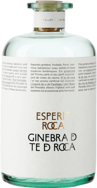 Envío gratis | Ginebra Gin Esperit Roca Té de Roca España Botella Medium 50 cl Té