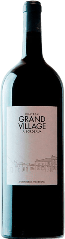 Spedizione Gratuita | Vino Rosso Château Grand Village bordò Francia Merlot, Cabernet Franc Bottiglia Imperiale-Mathusalem 6 L