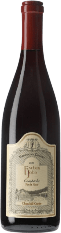 Free Shipping | Red wine Father John Mendocino Comptche Churchill Cuvée I.G. California California United States Pinot Black 75 cl