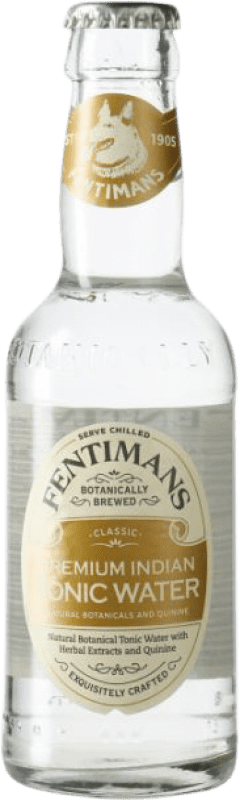 Kostenloser Versand | 24 Einheiten Box Getränke und Mixer Fentimans Tonic Water Großbritannien Kleine Flasche 20 cl