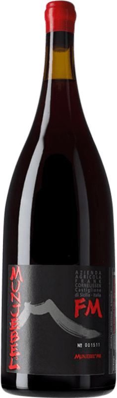 179,95 € Envío gratis | Vino Tinto Frank Cornelissen Munjebel FM Contrada Feudo di Mezzo Sottana D.O.C. Sicilia Botella Magnum 1,5 L