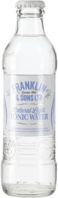 Free Shipping | 24 units box Soft Drinks & Mixers Franklin & Sons Light Tonic United Kingdom Small Bottle 20 cl