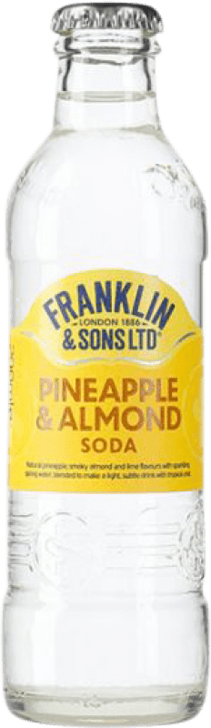 82,95 € Бесплатная доставка | Коробка из 24 единиц Напитки и миксеры Franklin & Sons Pineapple and Almond Soda Маленькая бутылка 20 cl