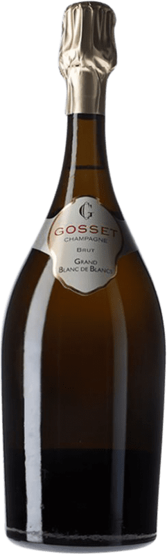 225,95 € Бесплатная доставка | Белое игристое Gosset Grand Blanc de Blancs брют A.O.C. Champagne бутылка Магнум 1,5 L