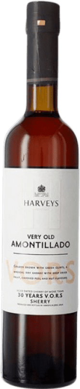 Бесплатная доставка | Крепленое вино Harvey's Very Old Amontillado V.O.R.S. D.O. Jerez-Xérès-Sherry Андалусия Испания бутылка Medium 50 cl