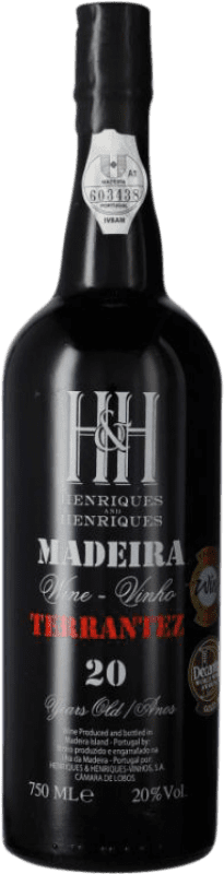 Free Shipping | Fortified wine Henriques & Henriques I.G. Madeira Madeira Portugal Terrantez 20 Years 75 cl