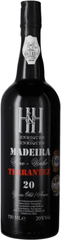 129,95 € | Vino Generoso Fortificado H&H Henriques & Henriques I.G. Madeira Madeira Portugal Terrantez 20 Años 75 cl