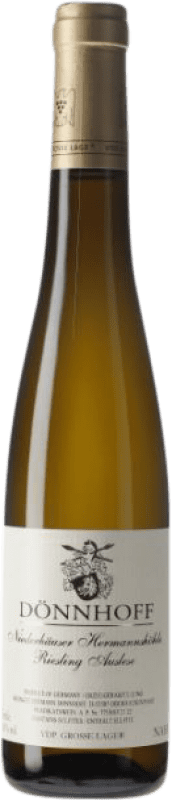 83,95 € Spedizione Gratuita | Vino Bianco Hermann Dönnhoff Dönnhoff Hermannshöhle Gold — Edizione Oro, Auslese — VS Vendemmia Selezionata Q.b.A. Nahe Mezza Bottiglia 37 cl