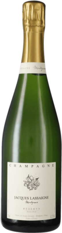 Kostenloser Versand | Weißer Sekt Jacques Lassaigne Extra Brut A.O.C. Champagne Champagner Frankreich Spätburgunder, Chardonnay 75 cl