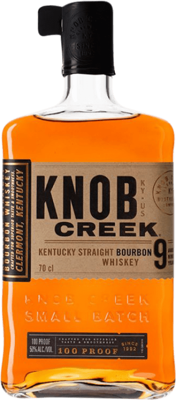 43,95 € | 波本威士忌 Knob Creek 肯塔基 美国 9 岁 70 cl