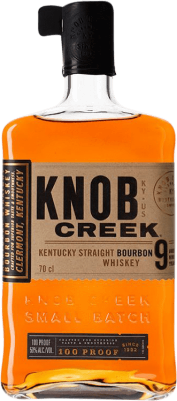 62,95 € 送料無料 | ウイスキー バーボン Knob Creek 9 年