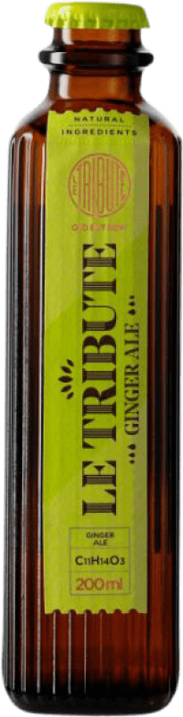 Envio grátis | Caixa de 24 unidades Refrigerantes MG Le Tribute Ginger Ale Catalunha Espanha Garrafa Pequena 20 cl