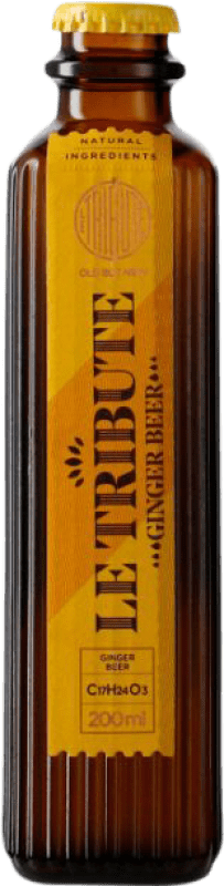82,95 € Free Shipping | 24 units box Beer MG Le Tribute Ginger Beer Small Bottle 20 cl