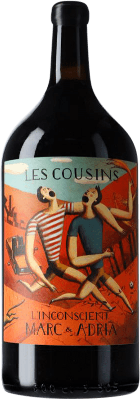 Kostenloser Versand | Rotwein Les Cousins L'Inconscient Alterung D.O.Ca. Priorat Katalonien Spanien Merlot, Syrah, Grenache, Cabernet Sauvignon, Carignan Jeroboam-Doppelmagnum Flasche 3 L