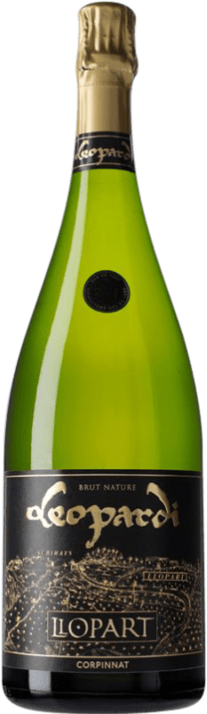 59,95 € Kostenloser Versand | Weißer Sekt Llopart Leopardi Brut Nature Corpinnat Magnumflasche 1,5 L