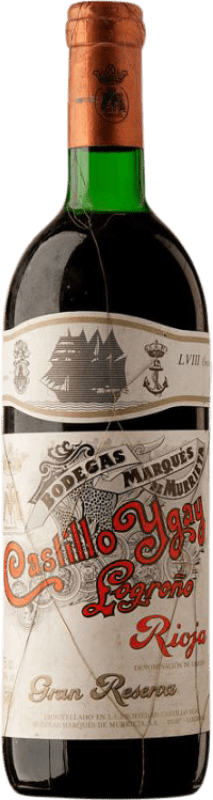 609,95 € Free Shipping | Red wine Marqués de Murrieta Castillo Ygay Grand Reserve 1968 D.O.Ca. Rioja