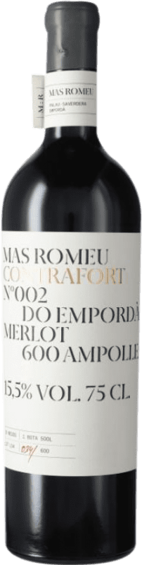 29,95 € | Красное вино Mas Romeu Contrafort 002 D.O. Empordà Каталония Испания Merlot 75 cl
