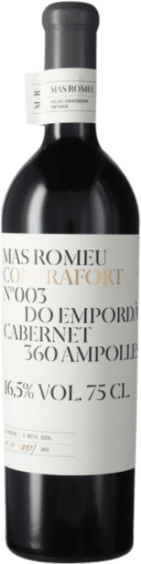 Бесплатная доставка | Красное вино Mas Romeu Contrafort 003 D.O. Empordà Каталония Испания Cabernet Sauvignon — Каберне Совиньон 75 cl
