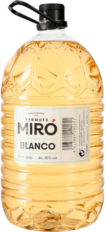 38,95 € | 苦艾酒 Jordi Miró Blanco 加泰罗尼亚 西班牙 玻璃瓶 5 L