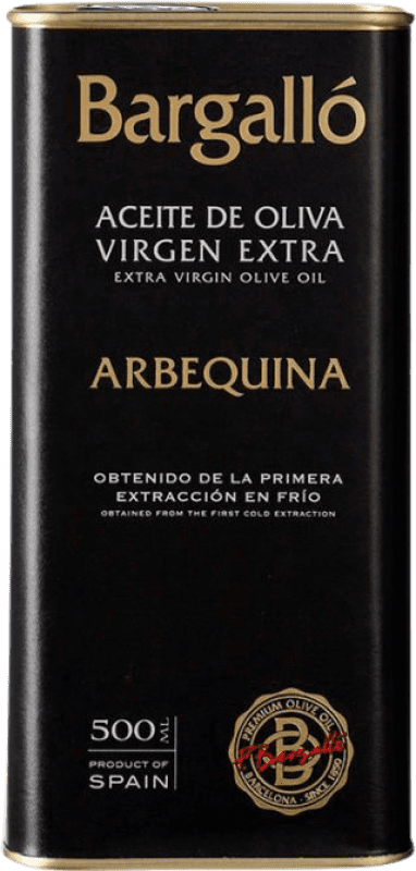 Envio grátis | Azeite de Oliva Bargalló Espanha Arbequina Lata Especial 50 cl