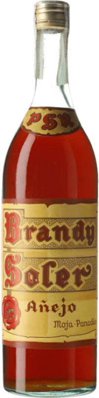 Envio grátis | Brandy Conhaque Pojer e Sandri Añejo Precinta 4 Pesetas Espécime de Colecionador Espanha 1 L