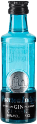 53,95 € | 24 Einheiten Box Genever Gin Puerto de Indias Klassisch Andalusien Spanien Halbflasche 37 cl