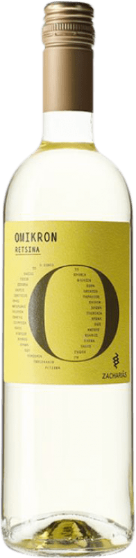 7,95 € | Vino blanco Zacharias. Retsina Omikron Grecia 75 cl