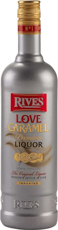 Envio grátis | Vodca Rives Caramel Espanha 70 cl