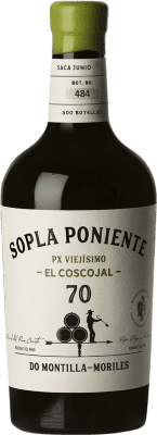 37,95 € | Vin fortifié Rodríguez de Vera Sopla Poniente Viejísimo El Coscojal D.O. Jerez-Xérès-Sherry Andalousie Espagne Palomino Fino Bouteille Medium 50 cl