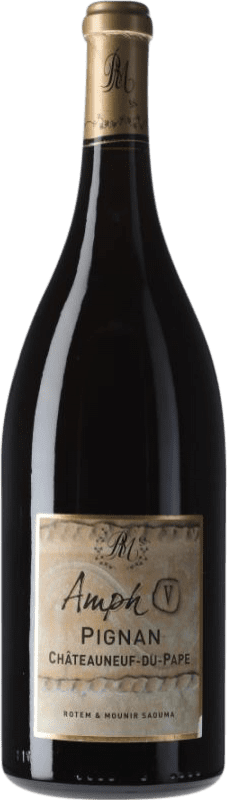 Envoi gratuit | Vin rouge Rotem & Mounir Saouma Terroir Pignan A.O.C. Châteauneuf-du-Pape Rhône France Bouteille Magnum 1,5 L