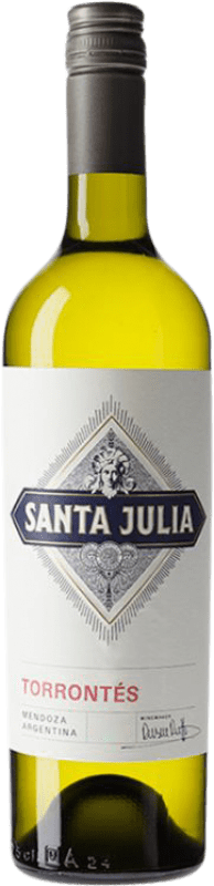 Бесплатная доставка | Белое вино Santa Julia I.G. Mendoza Мендоса Аргентина Torrontés 75 cl