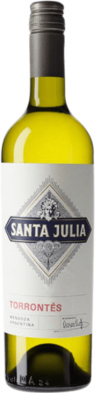 6,95 € Envío gratis | Vino Blanco Santa Julia I.G. Mendoza