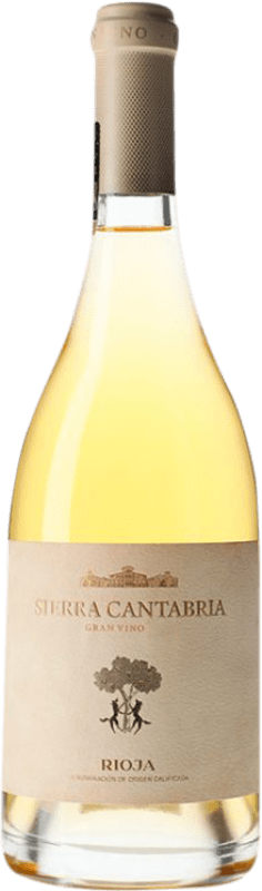 Бесплатная доставка | Белое вино Sierra Cantabria Gran Vino Blanco D.O.Ca. Rioja Ла-Риоха Испания Viura, Malvasía, Grenache White 75 cl