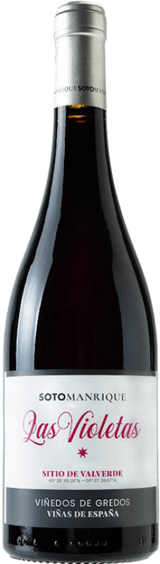 Free Shipping | Red wine Soto y Manrique Las Violetas D.O.P. Cebreros Castilla la Mancha Spain 75 cl
