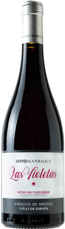 28,95 € Envoi gratuit | Vin rouge Soto y Manrique Las Violetas D.O.P. Cebreros
